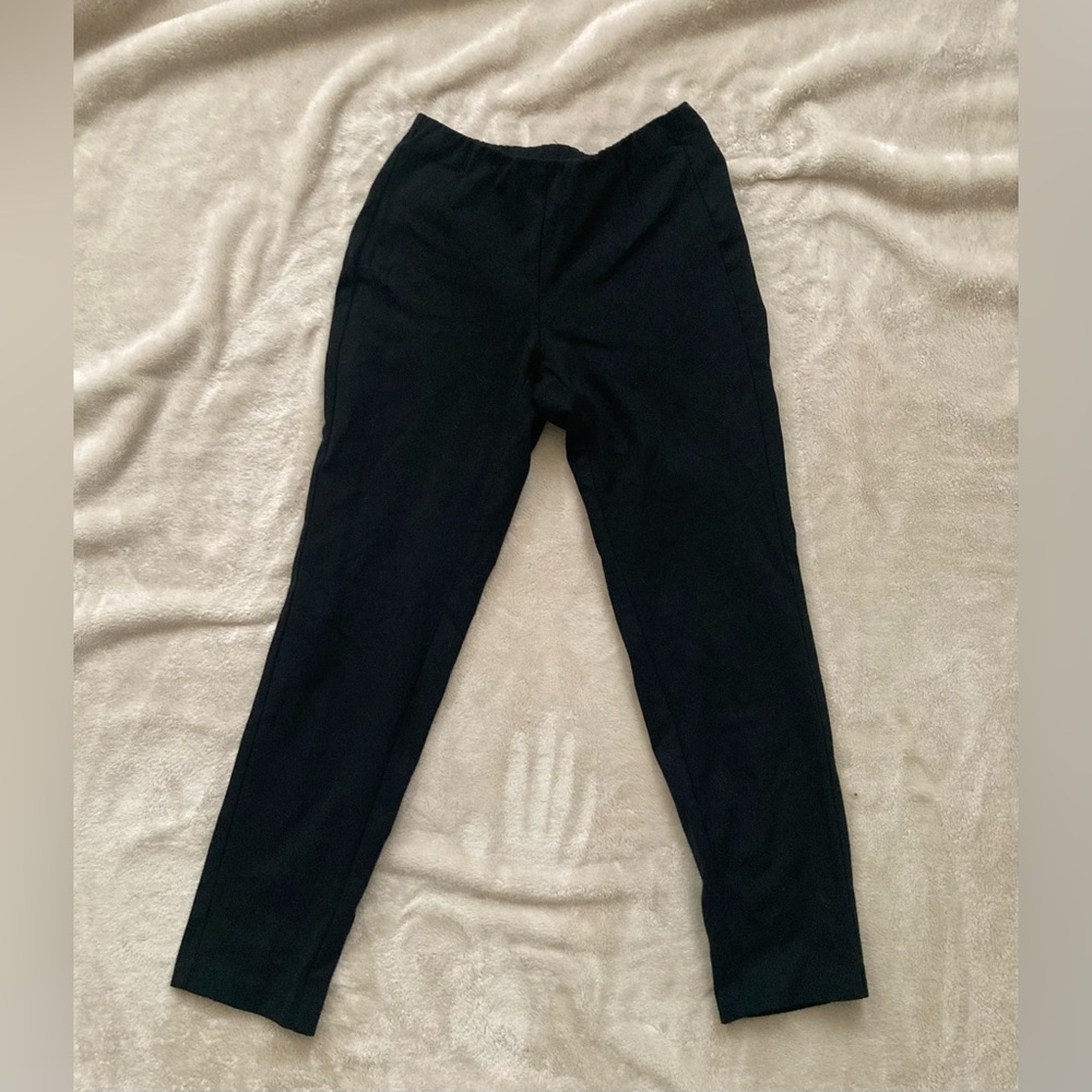 J. Jill Ponte Slim Leg Pants Black XS Stretch